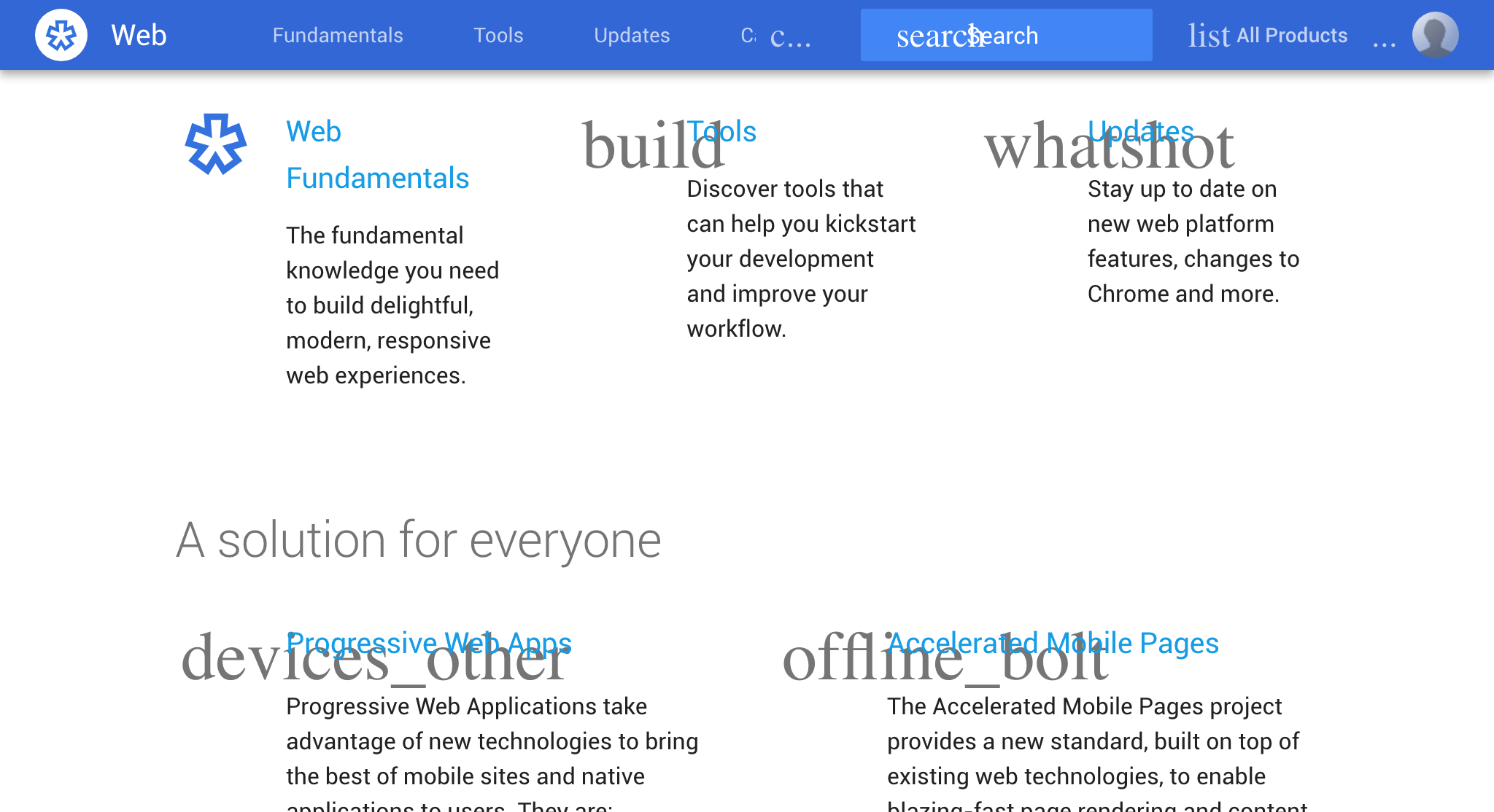 Flutter Is it possible to find letterbased icons for Flutter