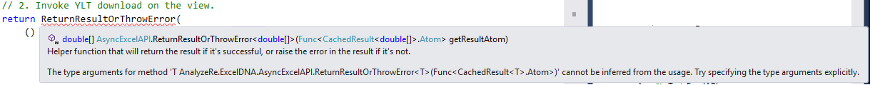 c Stuck between "Name Can Be Simplified" and "Type arguments cannot