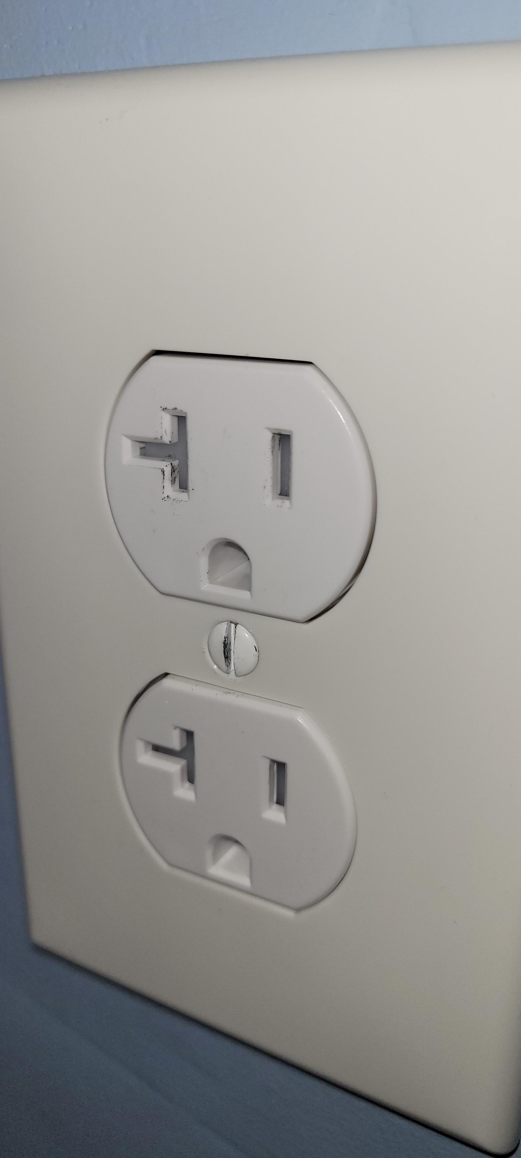 electrical What is this black residue on my receptacle? Home