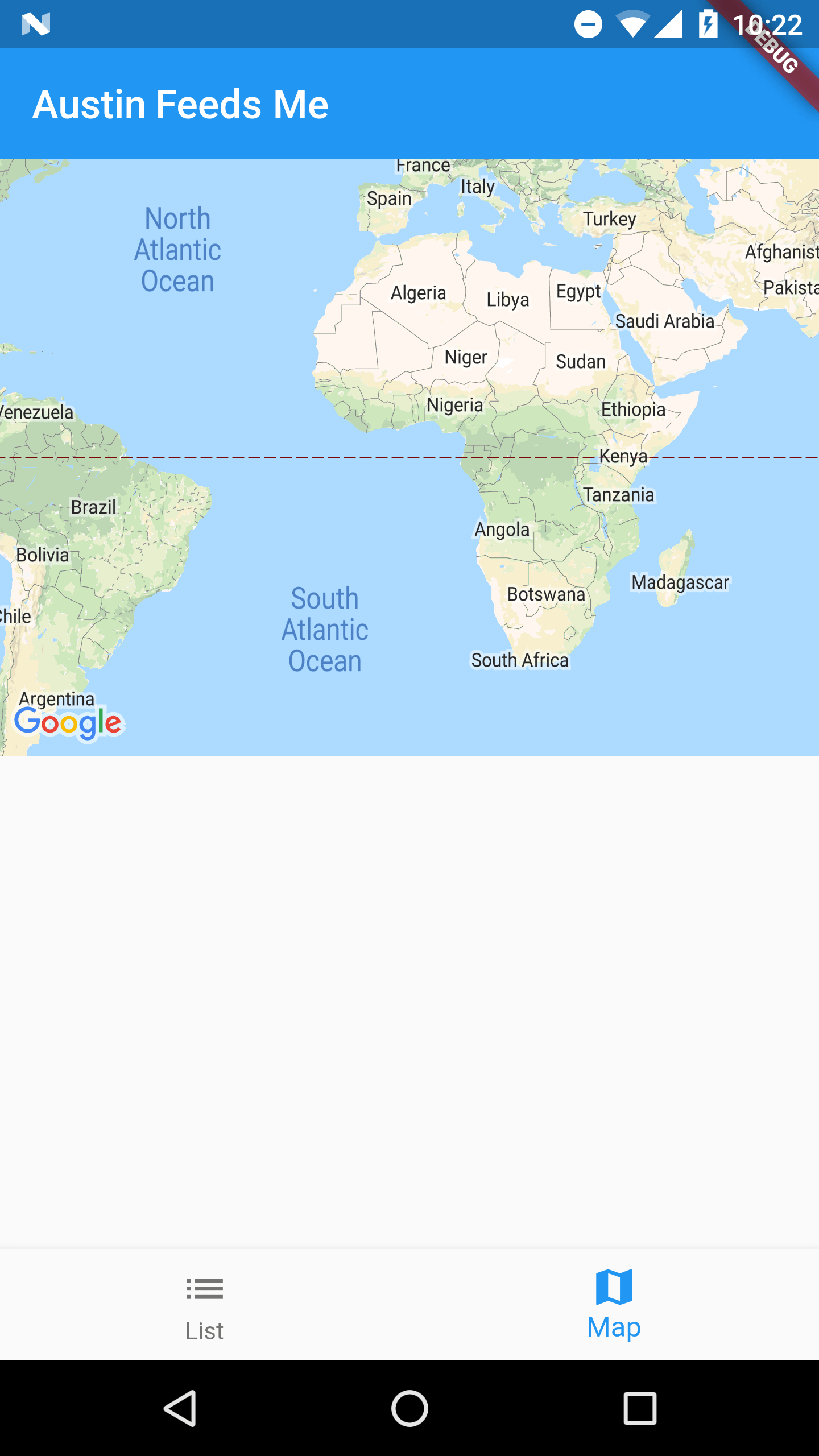 Flutter List To Map flutter How to set the size of google maps to not overlap