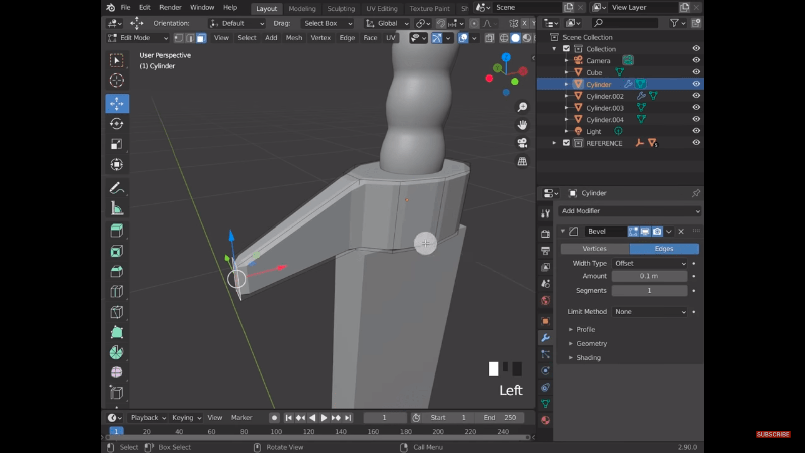 modeling bevel modifier is not working properly Blender Stack Exchange