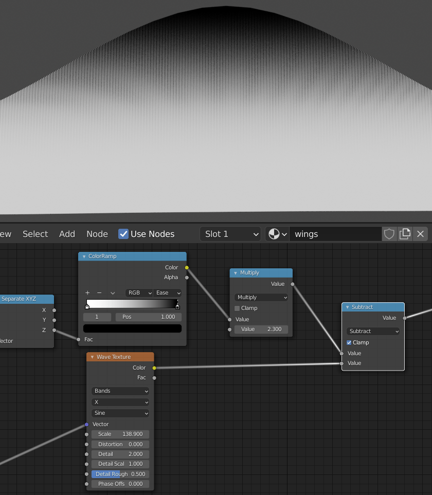 masking Creating a transparency mask using a texture and blending