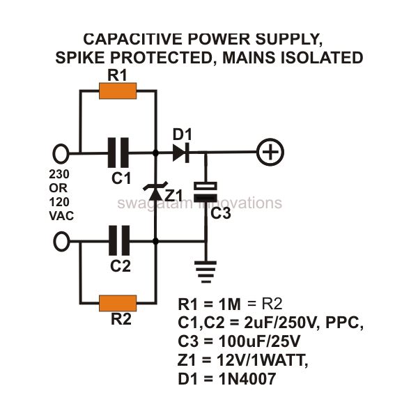 dc Transformerless rectification is giving out AC component