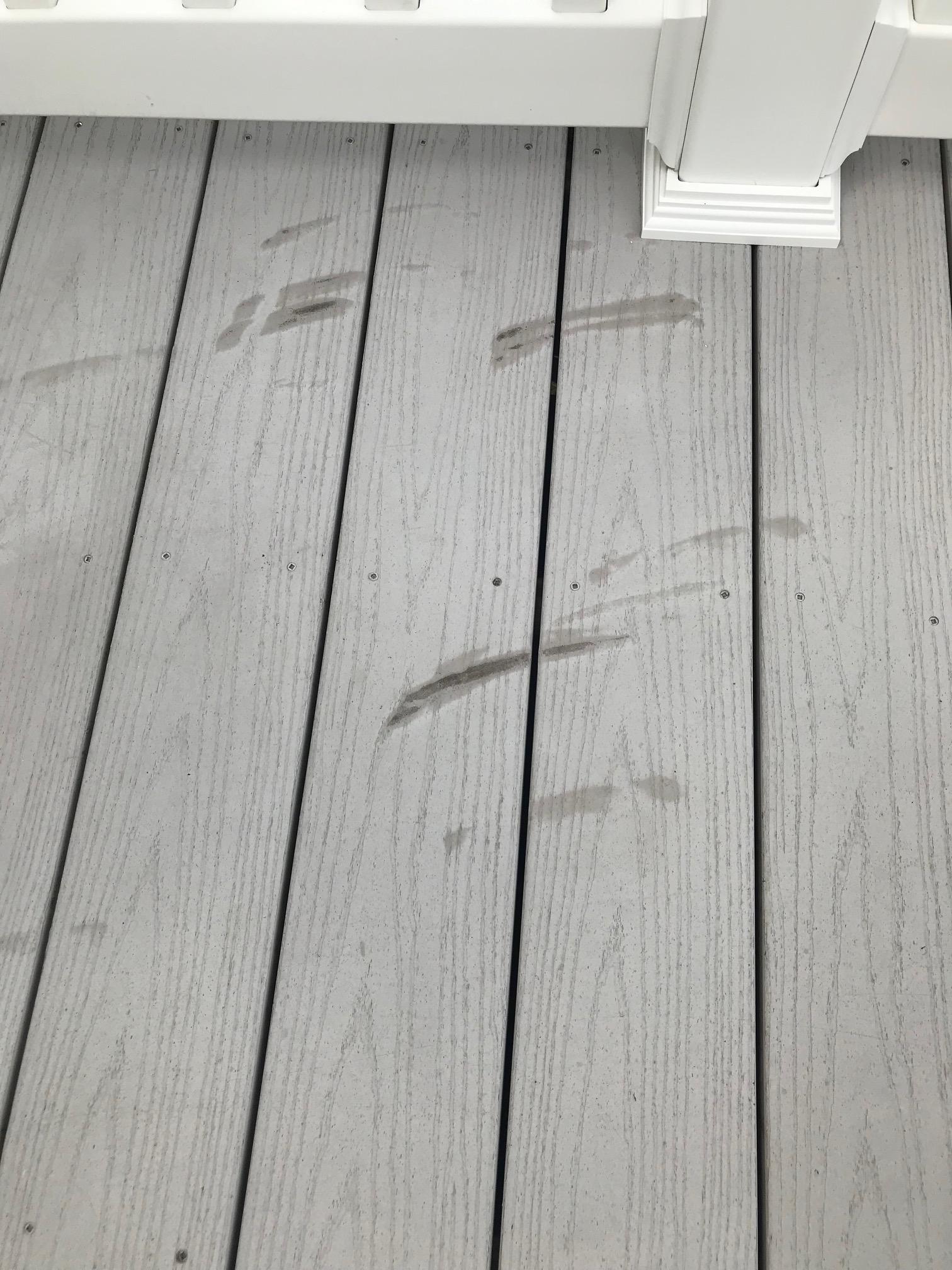Did pressure washing damage my composite deck? See photos Home