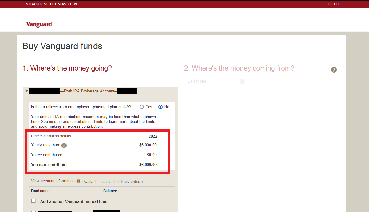 united states How do I check if I've met my maximum Roth IRA