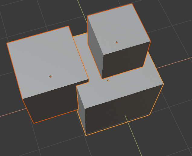 select How do I deselect one object between other objects? Blender