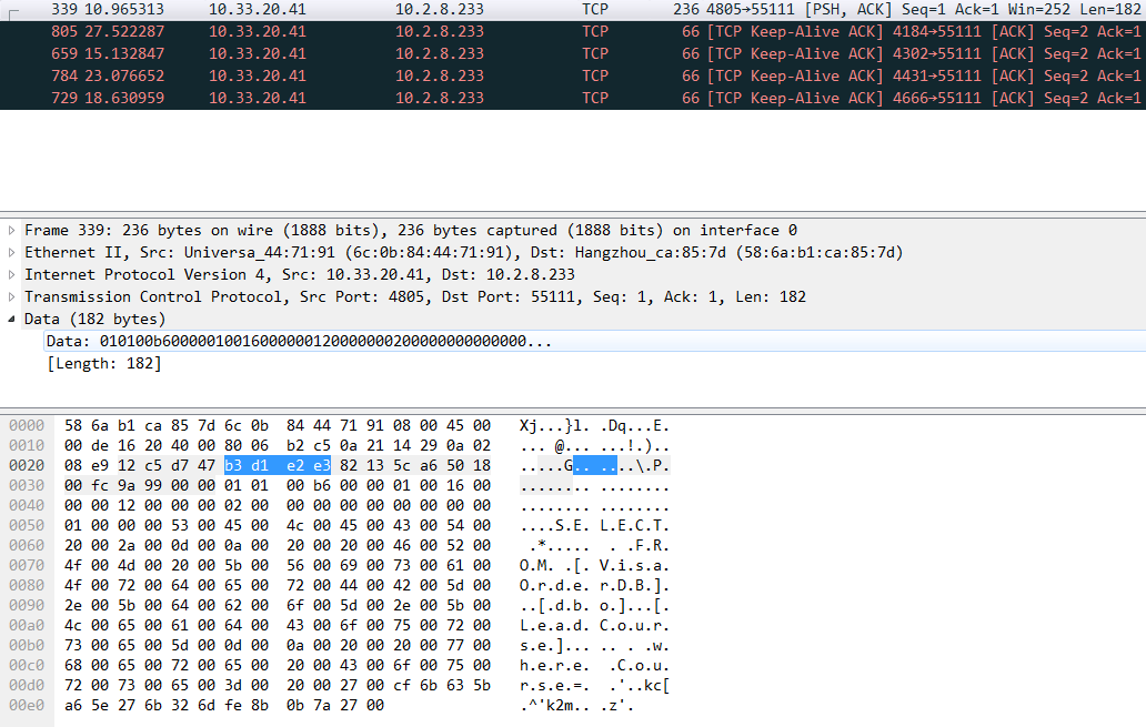 wireshark java how to escape unrecognized character on hexadecimal