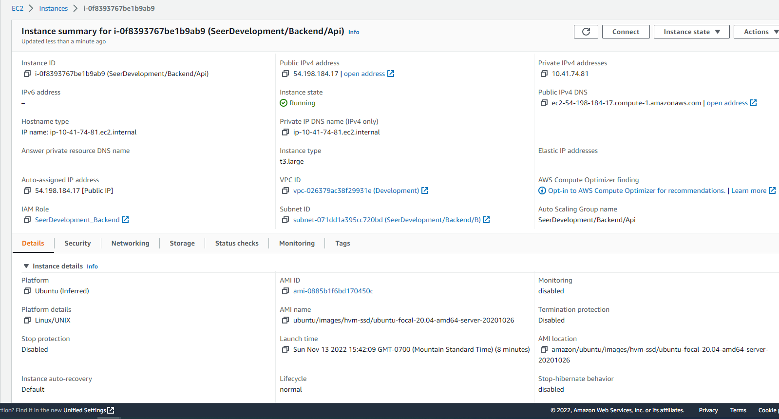 Instance refresh "insufficient data to evaluate its health with Amazon