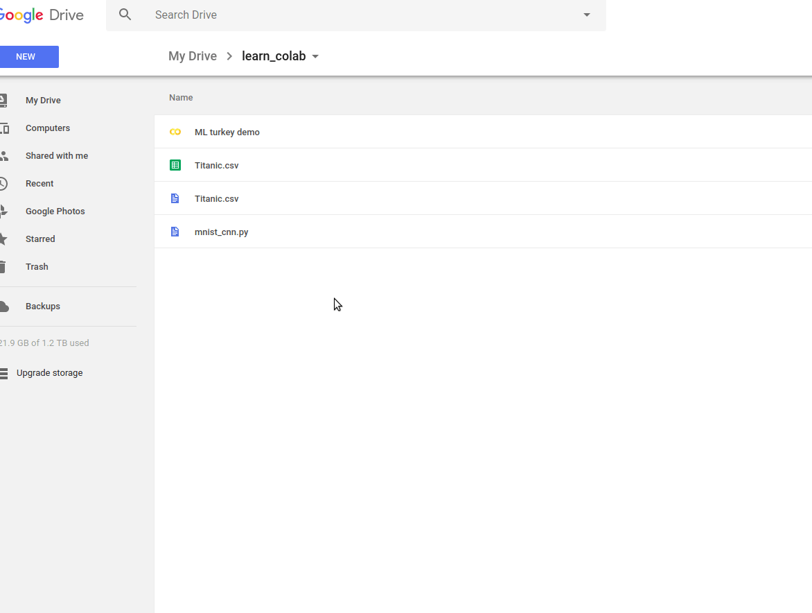 jupyter notebook google colaboratory not refreshing drive content? Stack Overflow