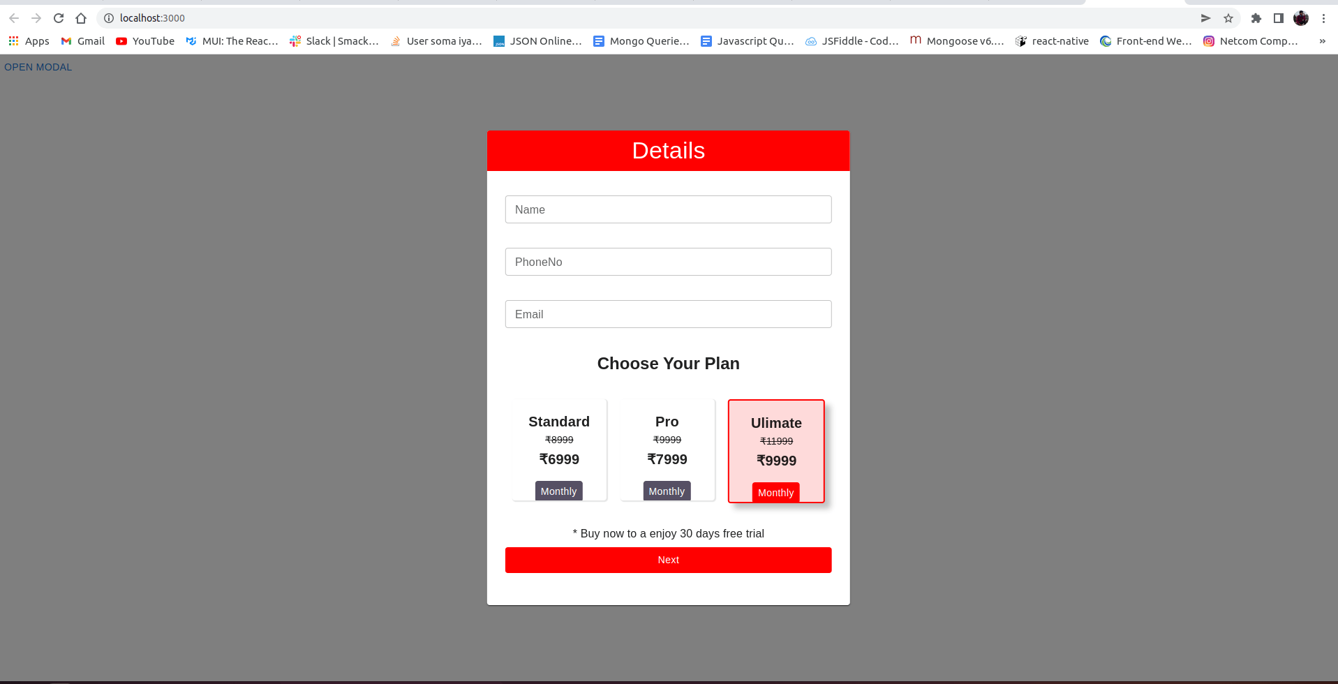 javascript How Change Background Color & Blur mui5 modal? Stack