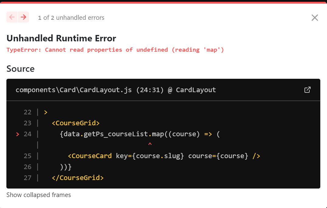 reactjs TypeError Cannot read properties of undefined (reading 'map') (JavaScript array map