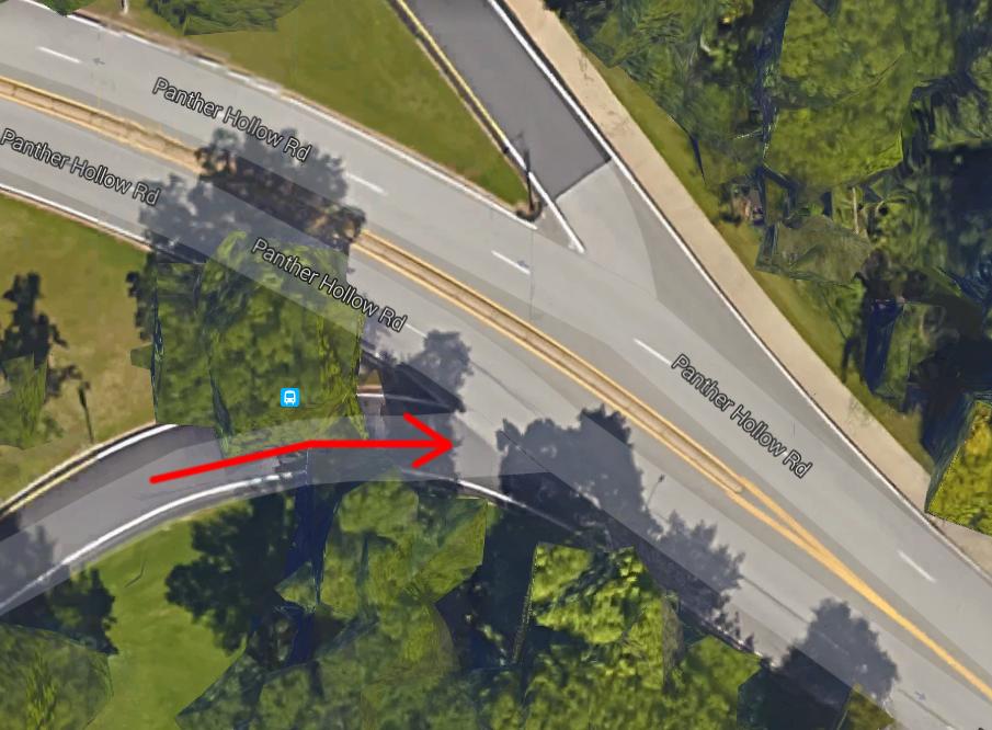 usa Within the United States (Pittsburgh), when merging onto a lane