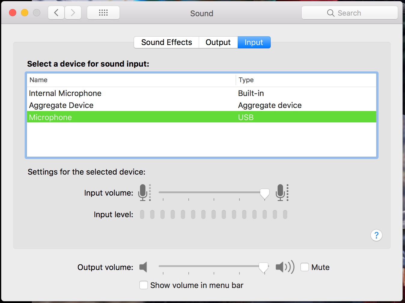 macos 2017 iMac (27” 5K) not working with headset microphone Ask