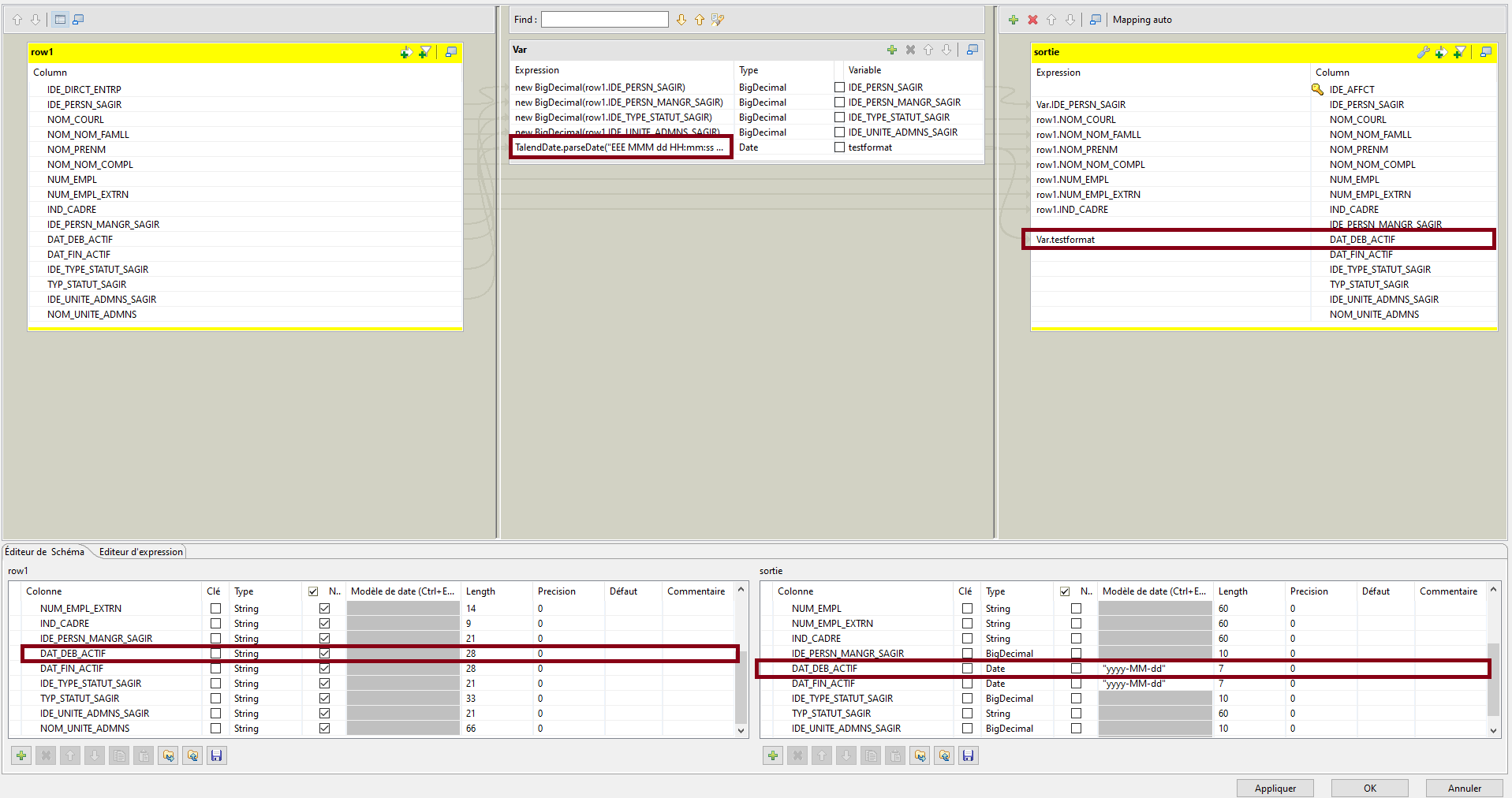 parsing How to parse String to Date with Talend in this format "Tue