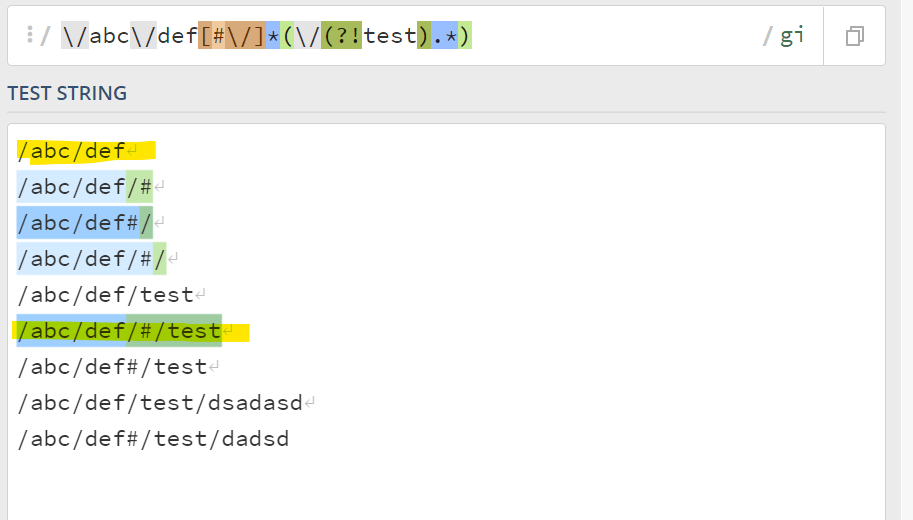 regex Regular expression to exclude string from match Stack Overflow