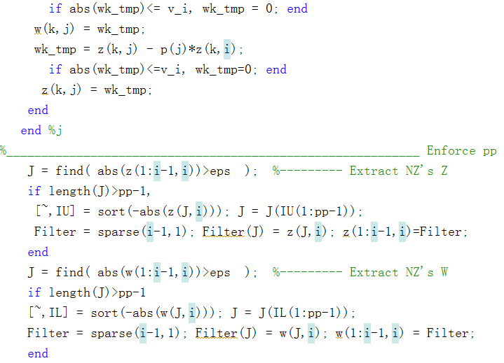 matrix Can anyone give me some suggestions about optimize my Matlab codes? Computational