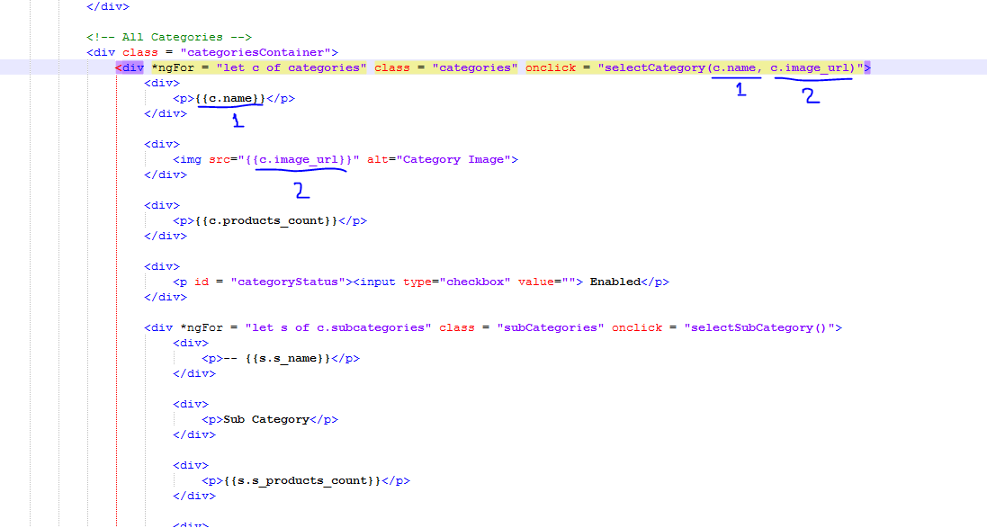 html How to pass angular 2 variable's value to javascript function