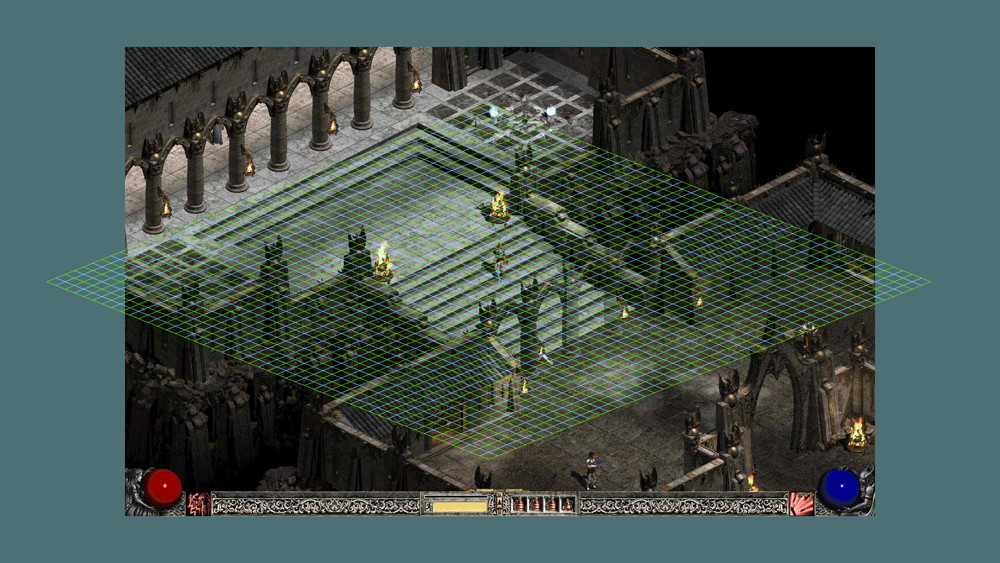 What is the view perspective angle of most 2.5D isometric
