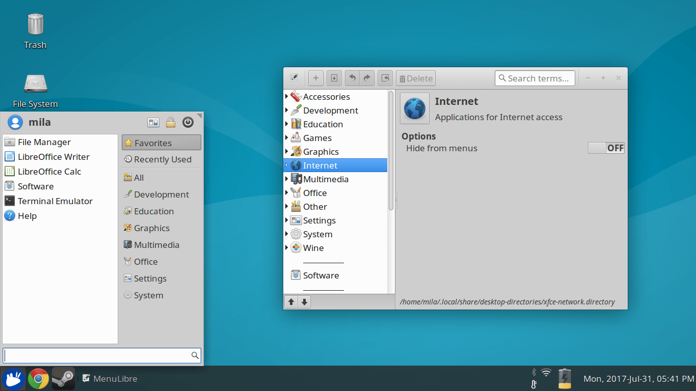 Xubuntu Several categories missing from the Whisker menu Ask Ubuntu