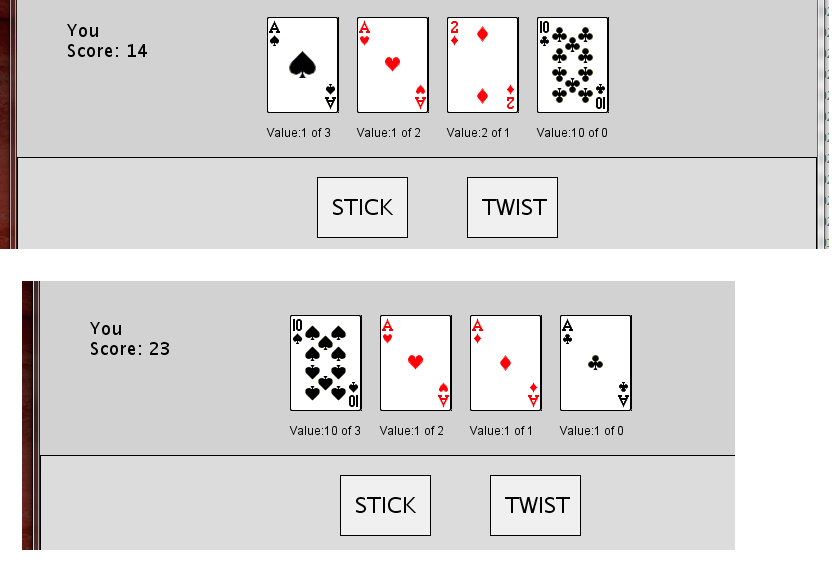 java How to calculate the score for Blackjack game? Where am I going