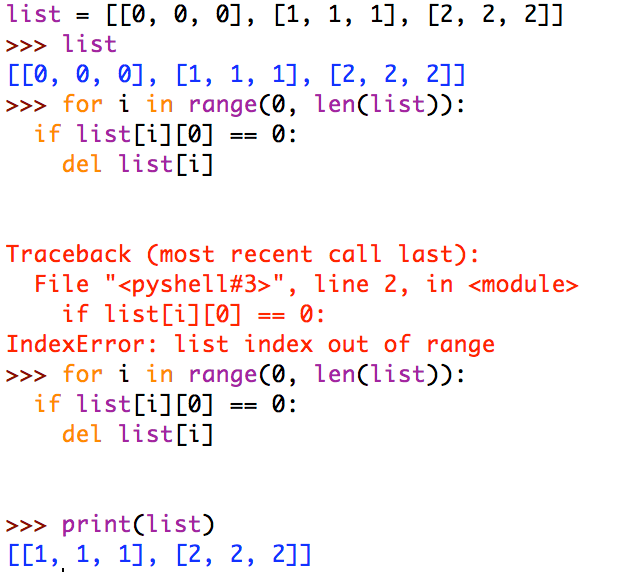Python remove leading zeros from list
