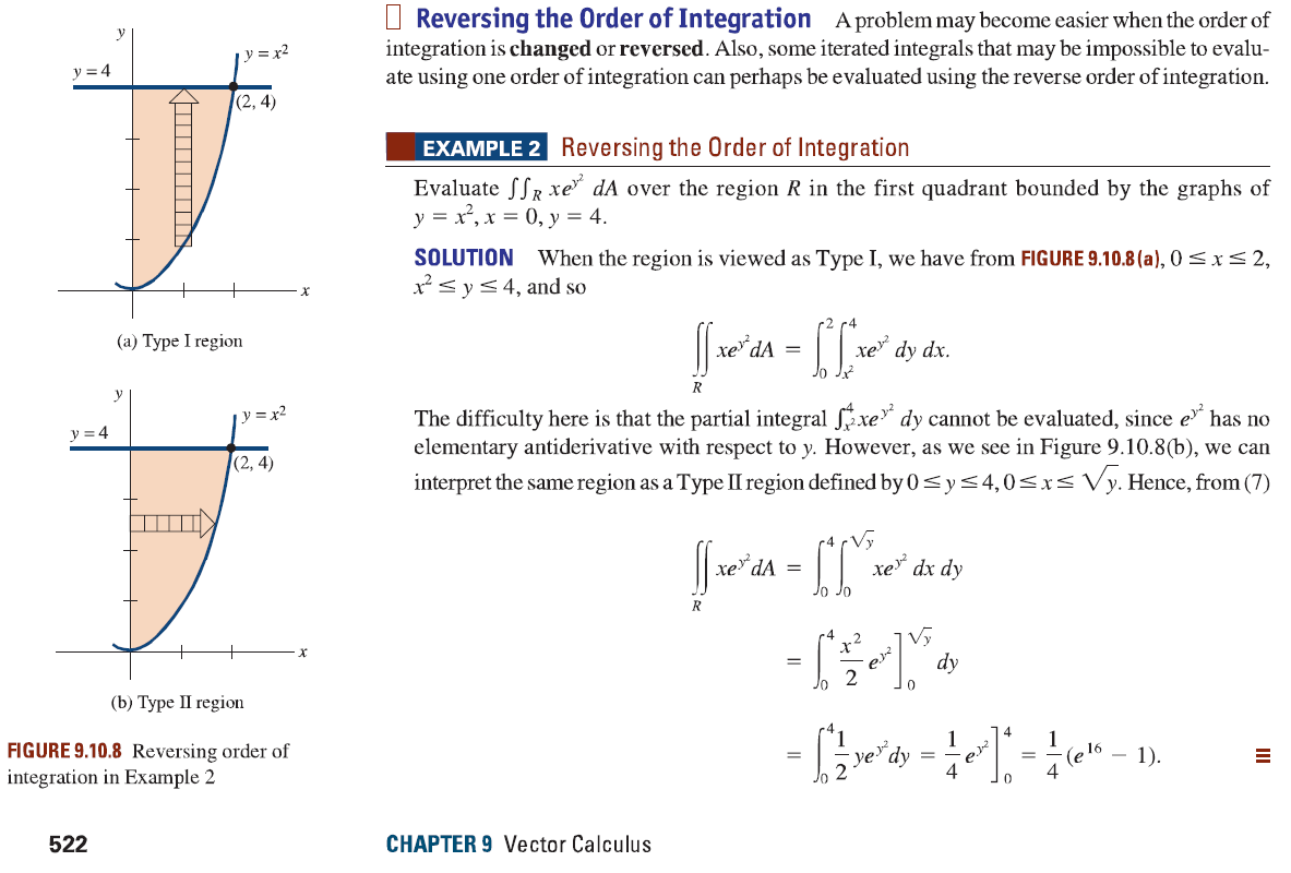 Integration Double Integral Why Didn T The Author Substitute Y 4