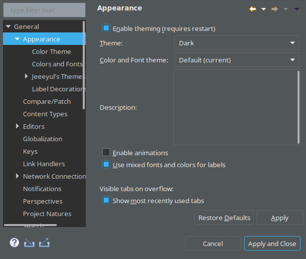 Eclipse, Scala projects look awful with Eclipse Dark Theme