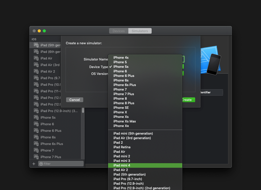 ios How to download iPad Mini simulator Stack Overflow