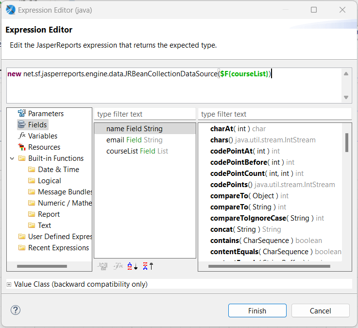 jaspersoft studio Passing dataSet to SubReport in Jasper Stack Overflow