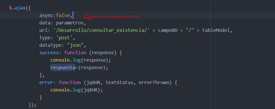 jquery Retornar la respuesta de un ajax Stack Overflow en español