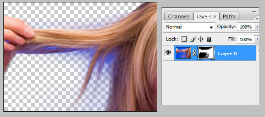 transparency How to remove a green/blue screen background using