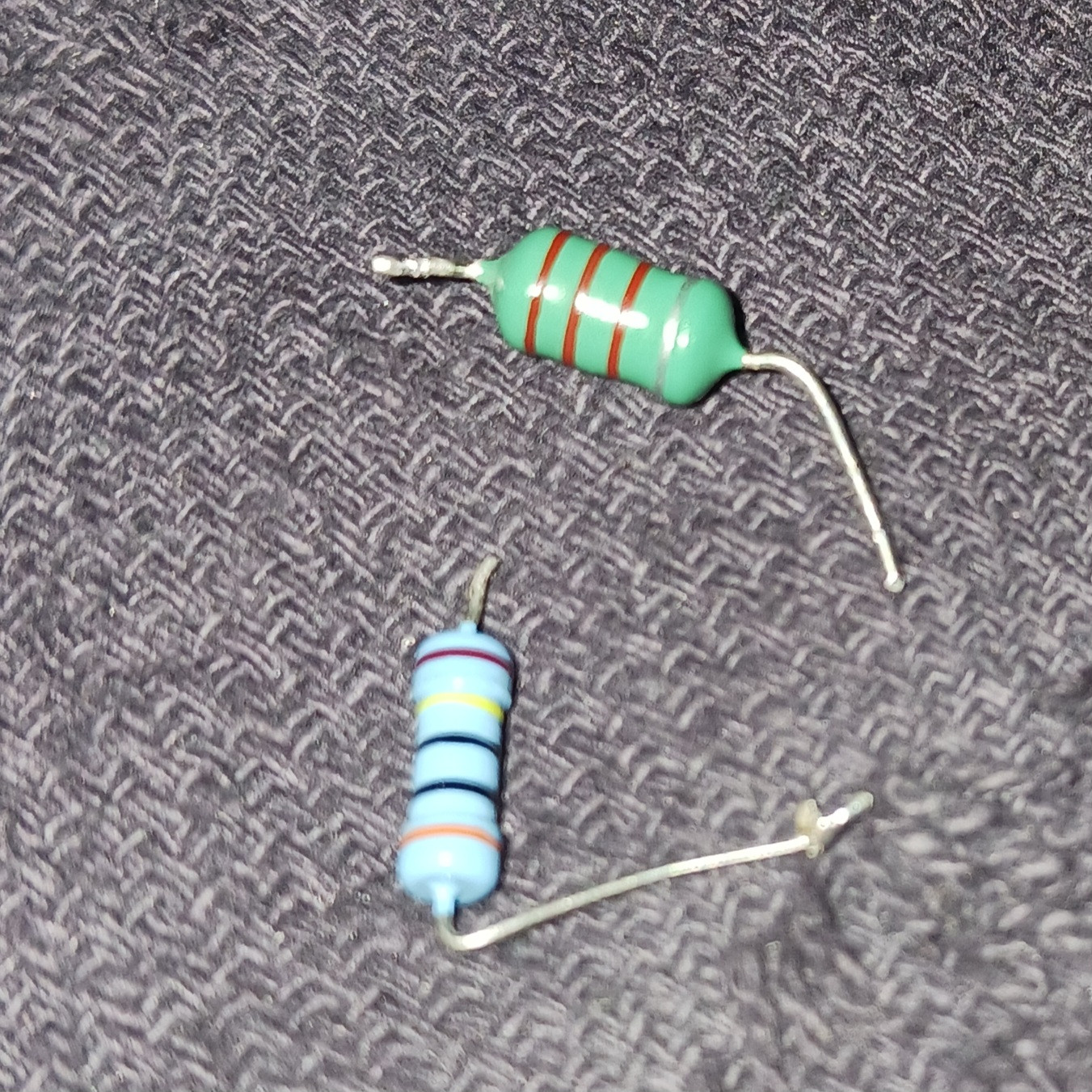 identification Need help identifying resistors to use as a substitute