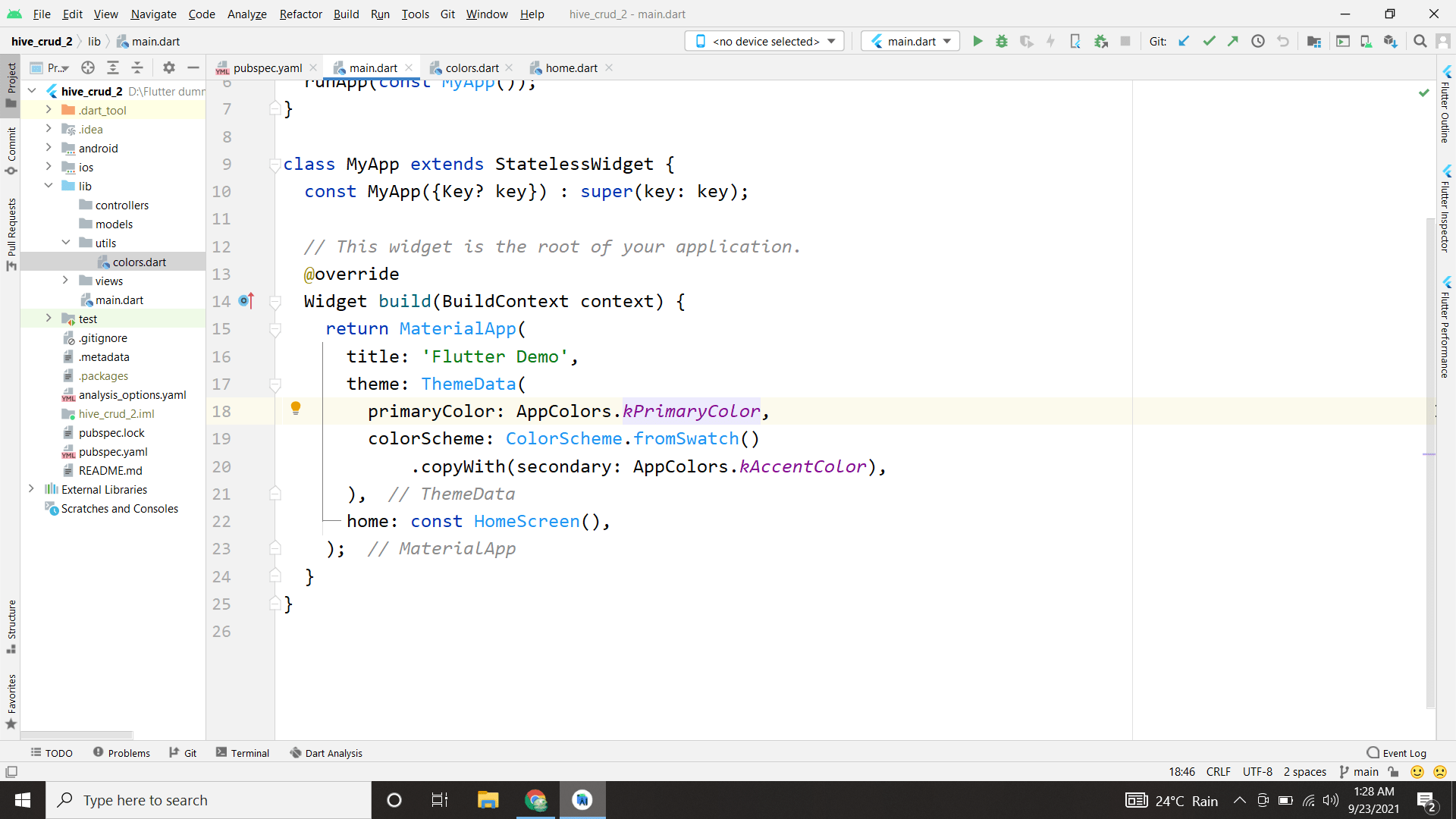 flutter accentColor is deprecated and shouldn't be used Stack Overflow