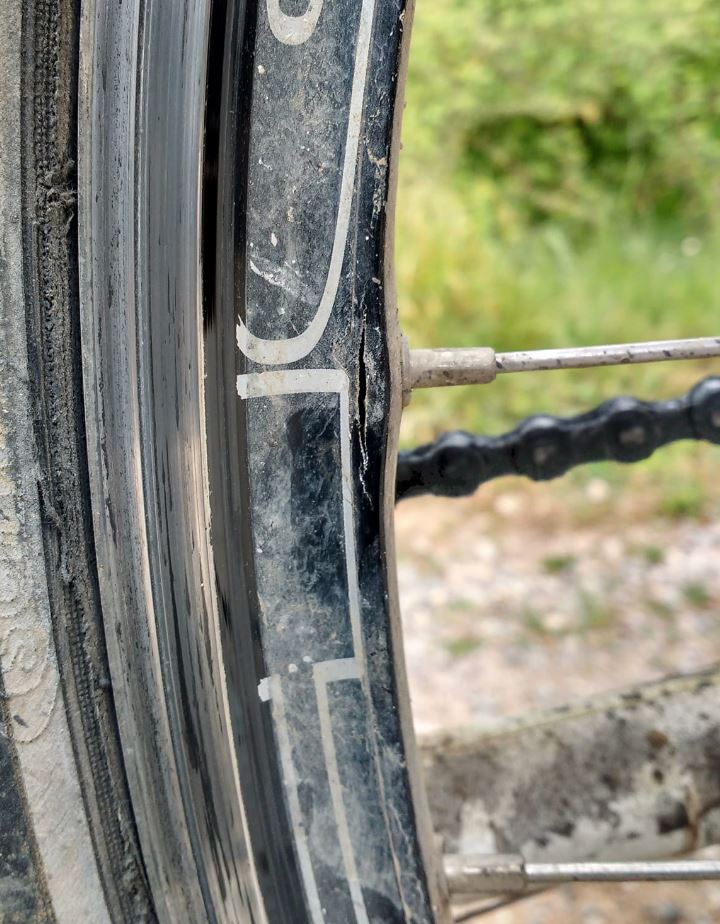 What causes rim failure where spokes pull it apart? Bicycles Stack