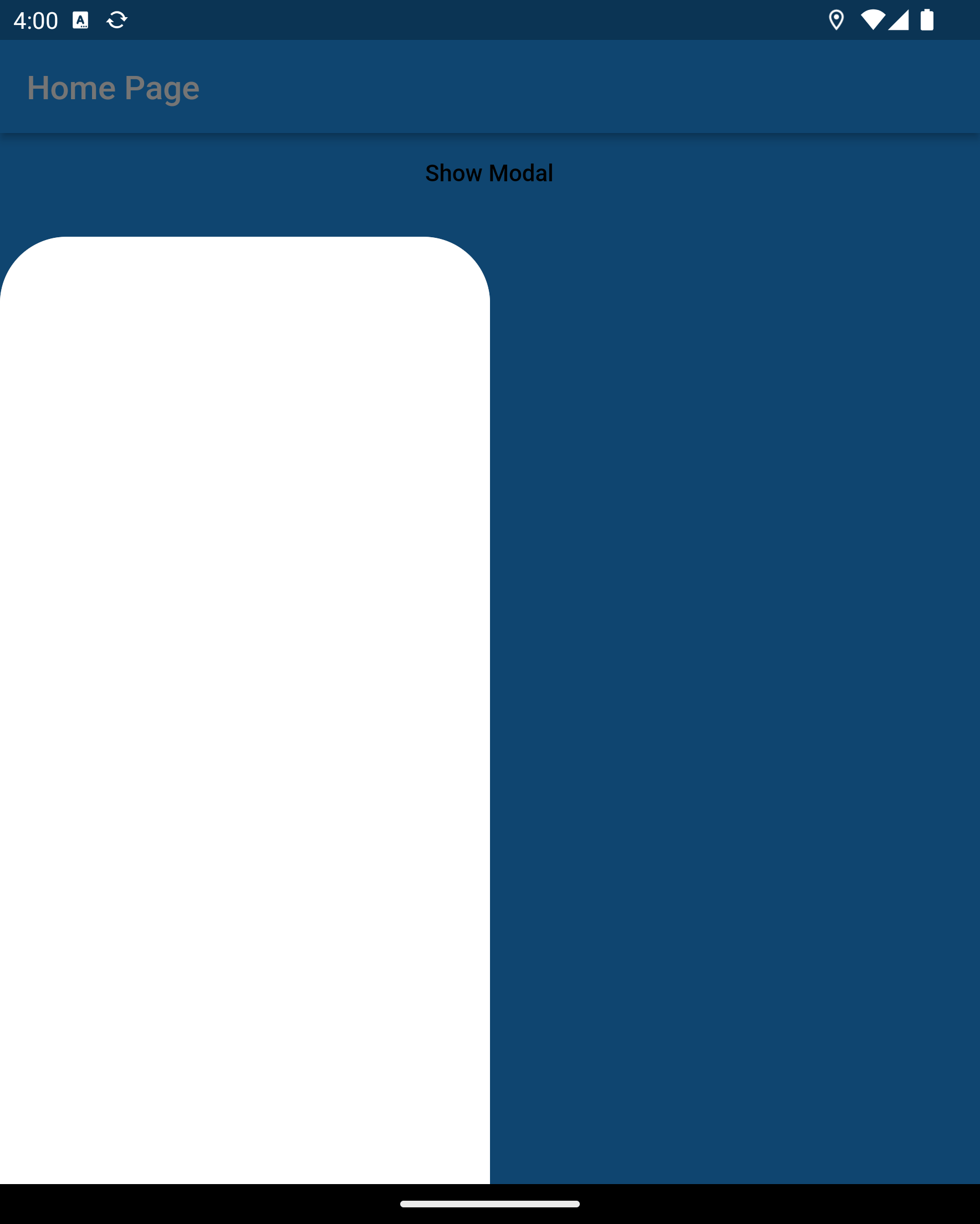 flutter Handle Modal Bottom Sheet on Foldable Phone Stack Overflow