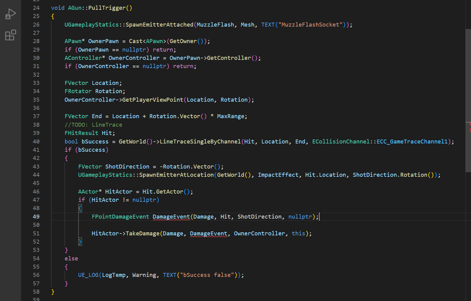 c++17 FPointDamageEvent error type is not allowed
