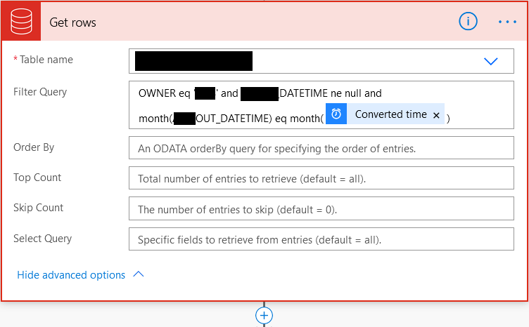 oracle How to get rows containing both date and "null" with ODATA