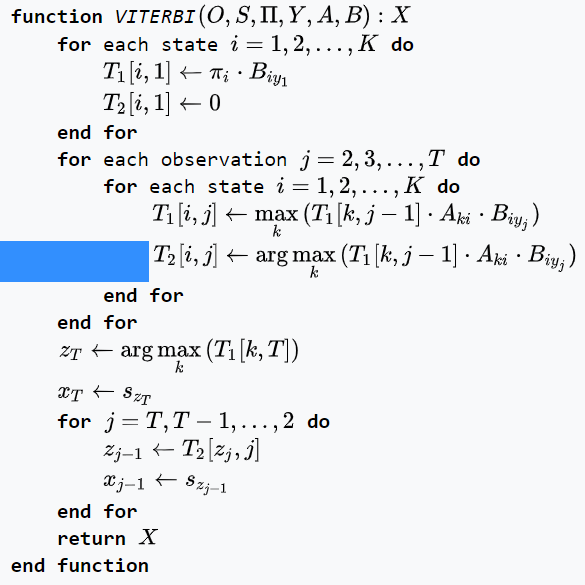 probability Hidden Markov Model understanding Viterbi algorithm