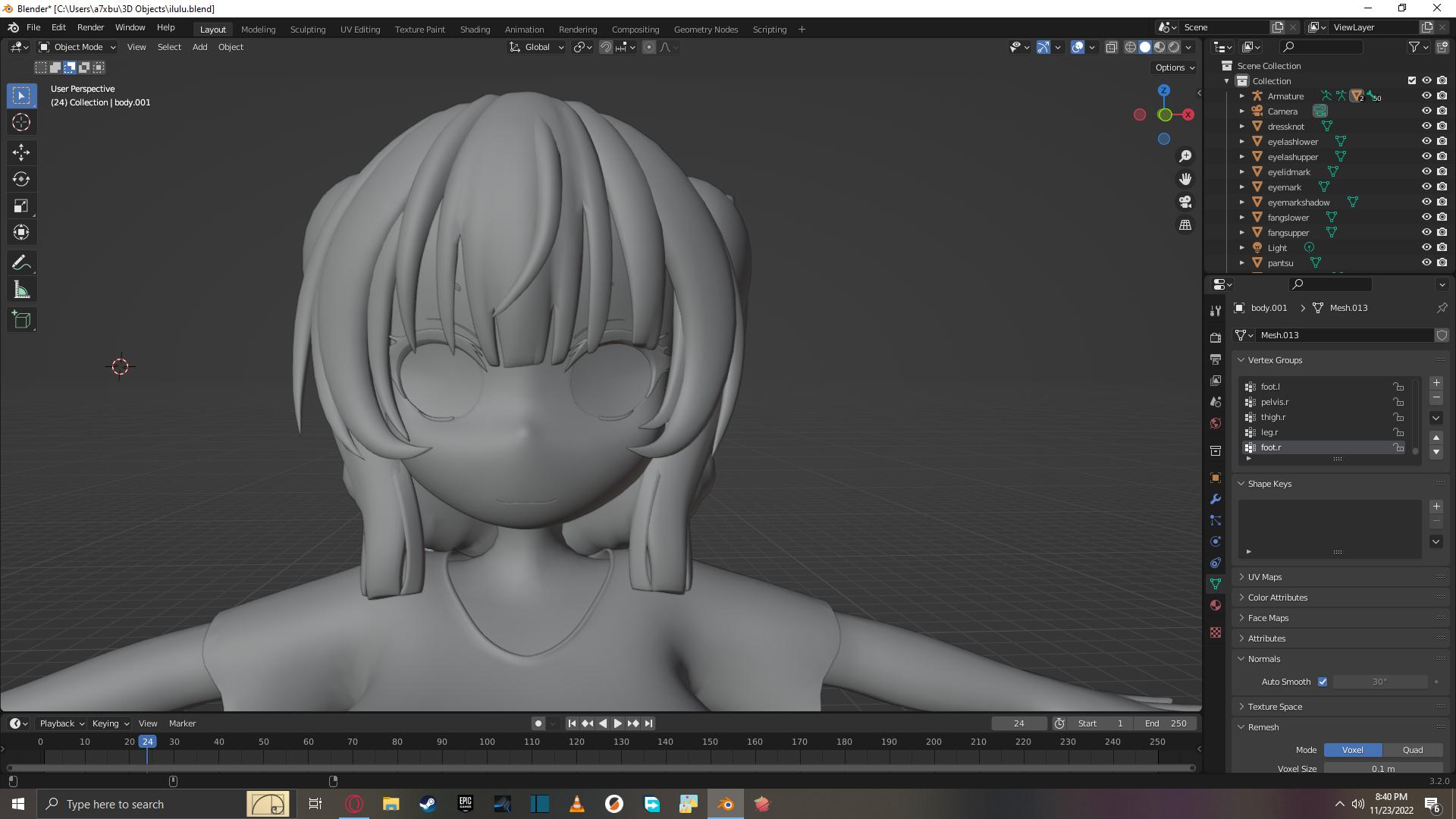 mesh How can I make these teeth move with the mouth? Blender Stack