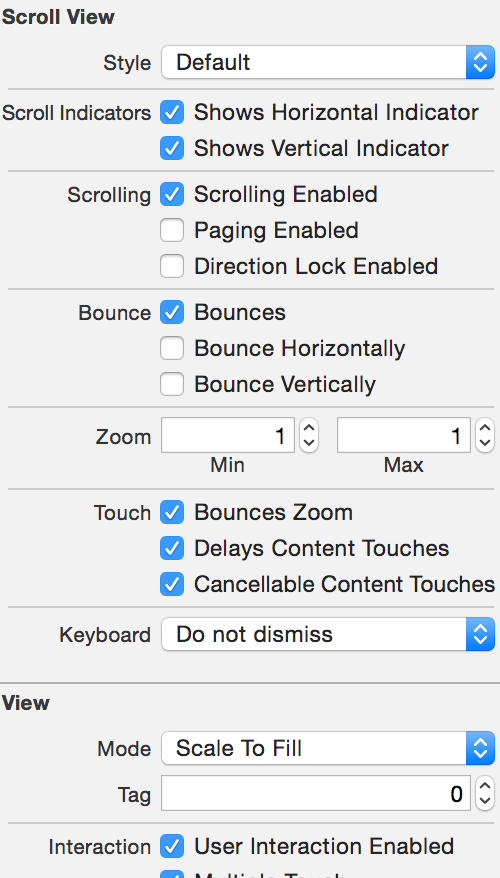swift Ios 8 scroll indicator is not showing in scroll view Stack Overflow