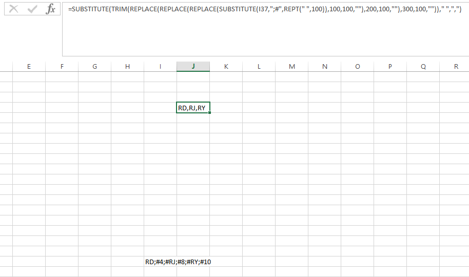 SUBSTITUTE Exact Match in Excel Stack Overflow