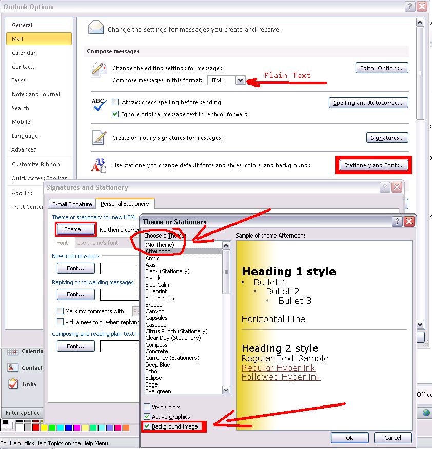 Set Page Color to No Color when Forwarding or Replying in Outlook 2010 Super User