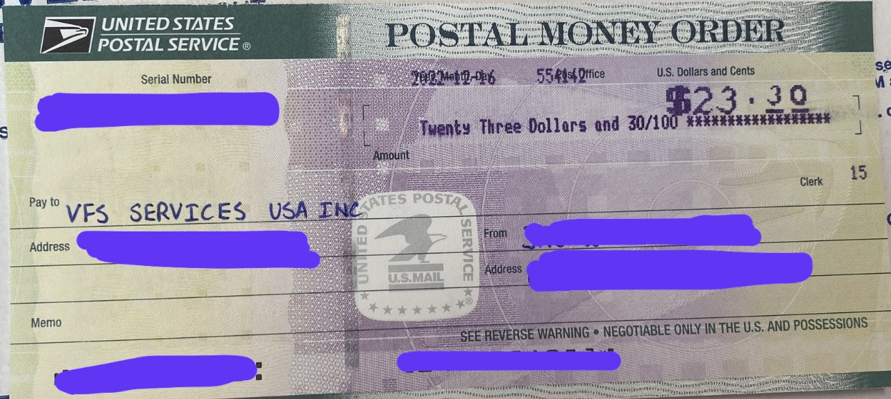 VFS Packet Transmission fee for Canada Visitor Visa Travel Stack Exchange