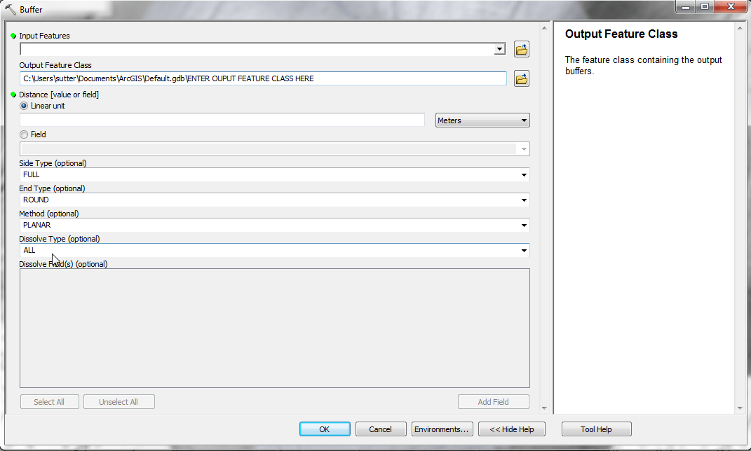 How to extract a buffer layer from a vast amount of individual buffers
