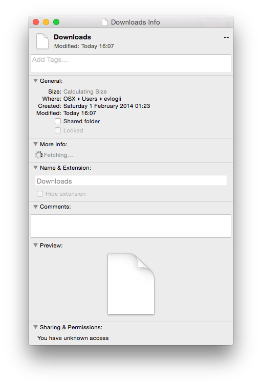 [Solucionado] Cómo cambiar la carpeta de acceso si se dice 'tiene osx