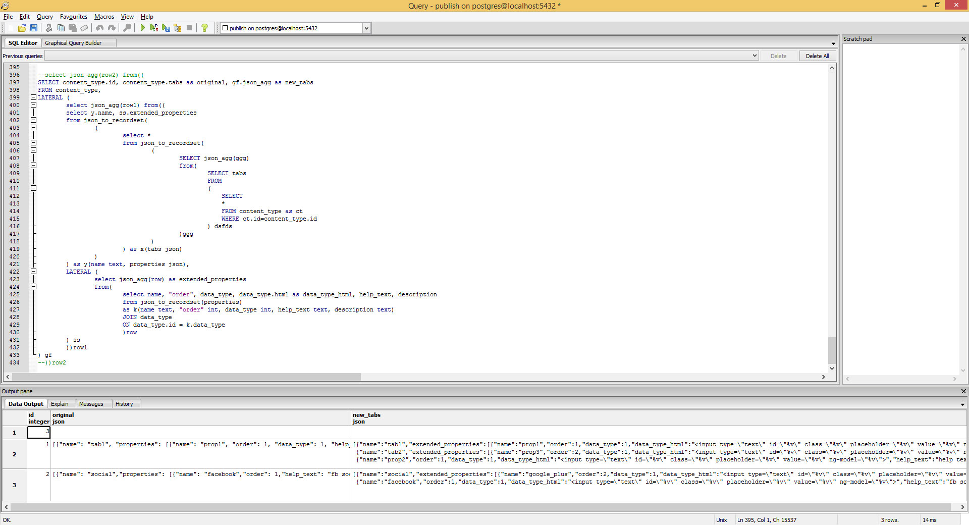 PostgreSQL 9.4 Aggregate / Join table on JSON field id inside array