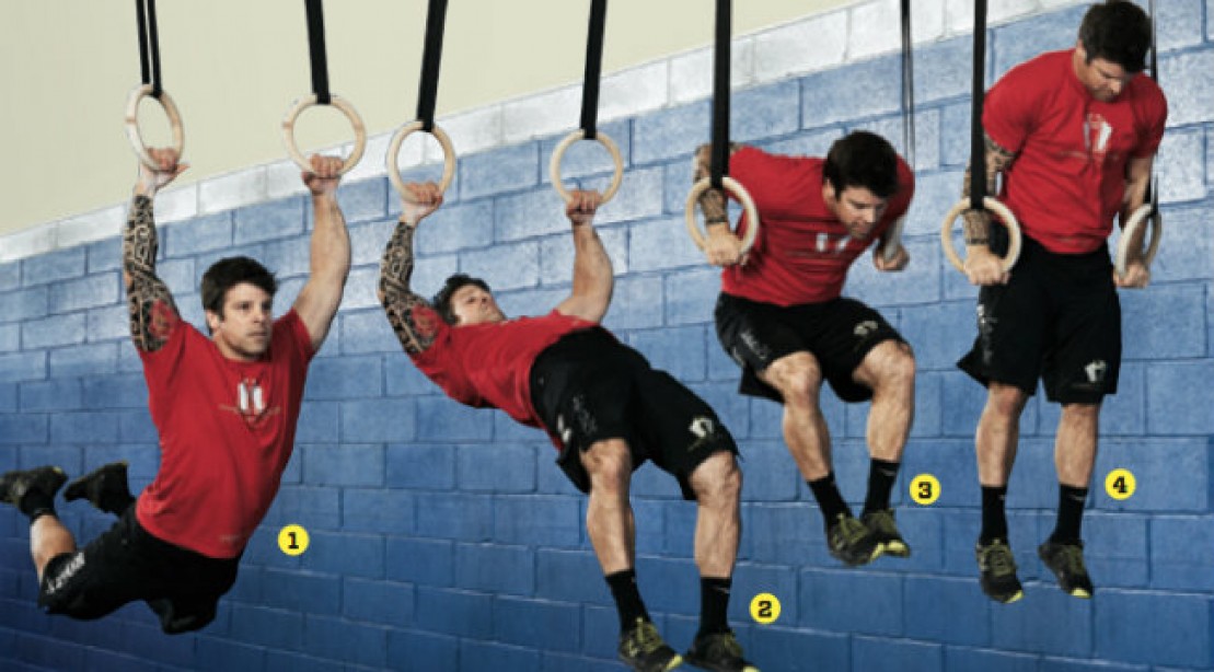 ¿Cómo realizar un ring muscle up?