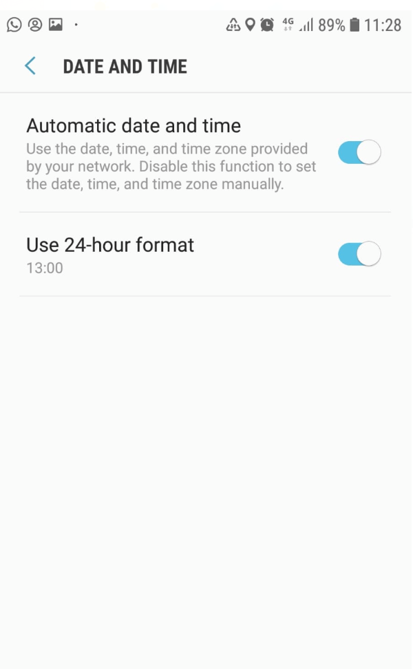 calendar Day of week is off by one by one day Androidtimessquare