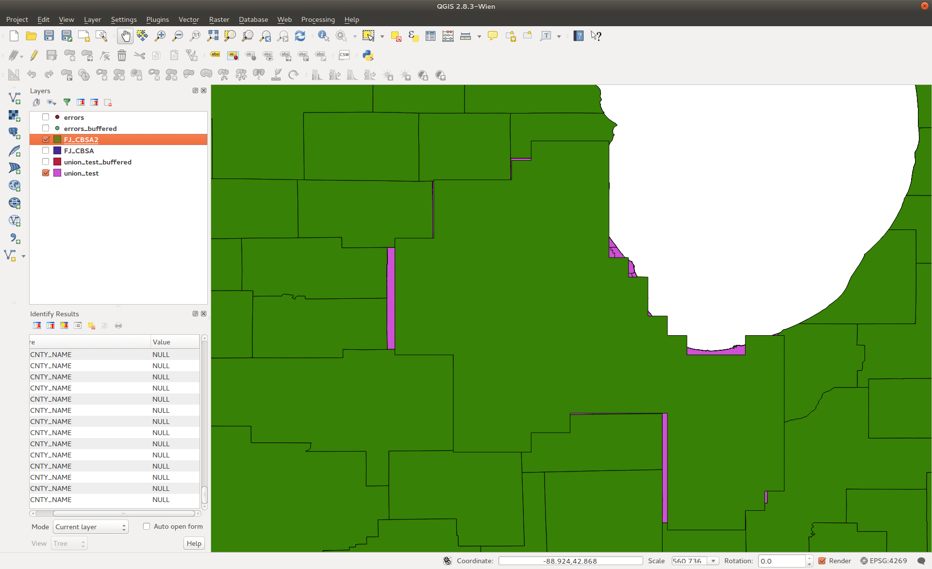 QGIS dissolve is changing the shape of polygons rather than just
