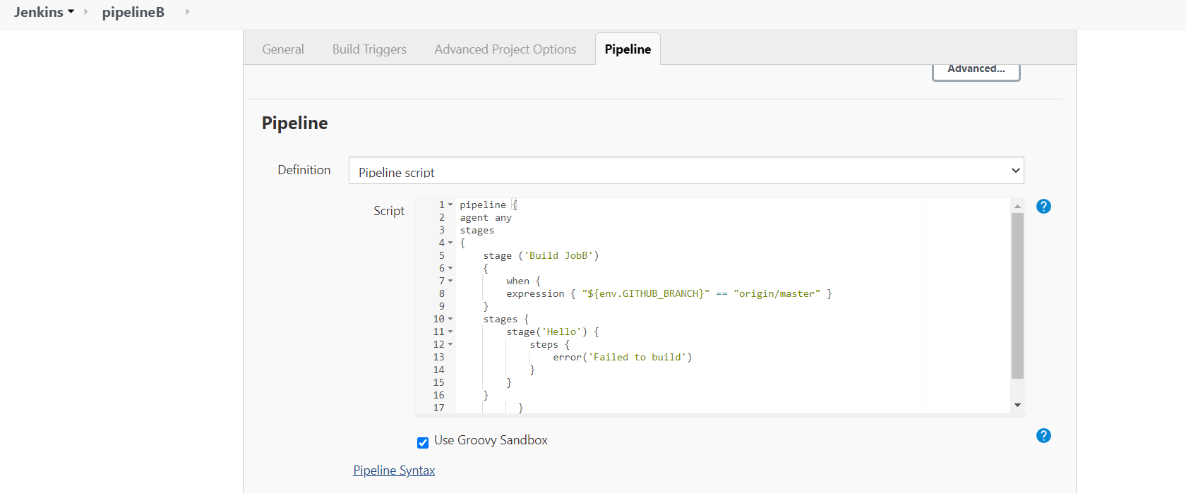 Pass environment variables from parent job to child job